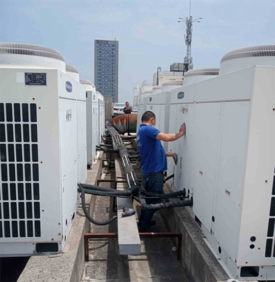 酒泉中央空调制热和不制冷系统维修方法